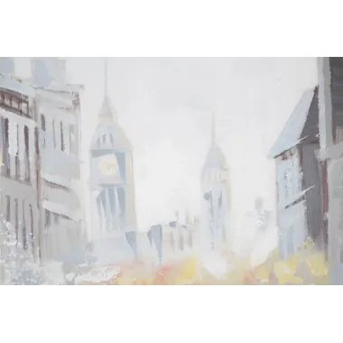 MALOWANY OBRAZ NA PŁÓTNIE Rain London -A- 100X3X100 cm